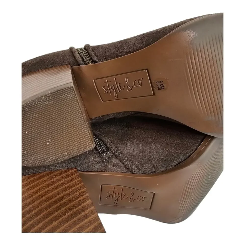 Style and Co. Jamila Ankle Booties Size 8.5
